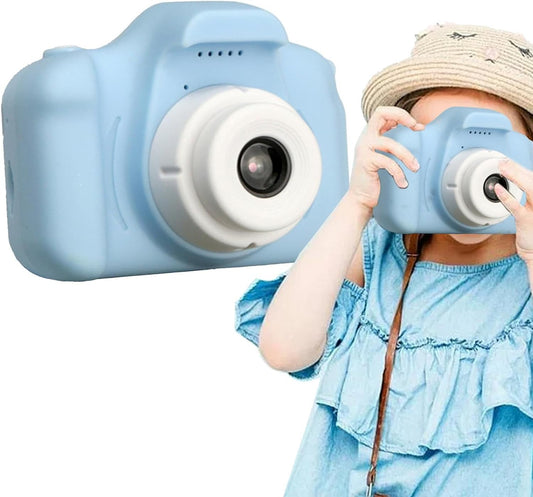 Mini cámara 1280 × 720 con Pantalla 2 Pulgadas Celeste